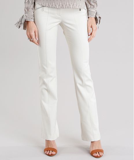 Calca-Feminina-Flare-com-Ziperes-e-Friso-Kaki-8968142-Kaki_1