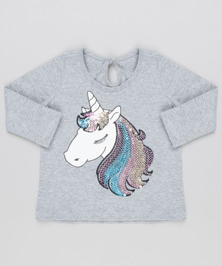 Blusa-Infantil-Feminina-Unicornio-Bordada-de-Paetes-Manga-Longa-Decote-Redondo-Cinza-Mescla-9143917-Cinza_Mescla_1