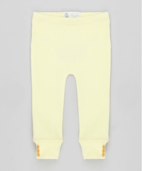 Calca-Infantil-Basica-Canelada-com-Botoes-na-Barra-Amarelo-Claro-8905756-Amarelo_Claro_1