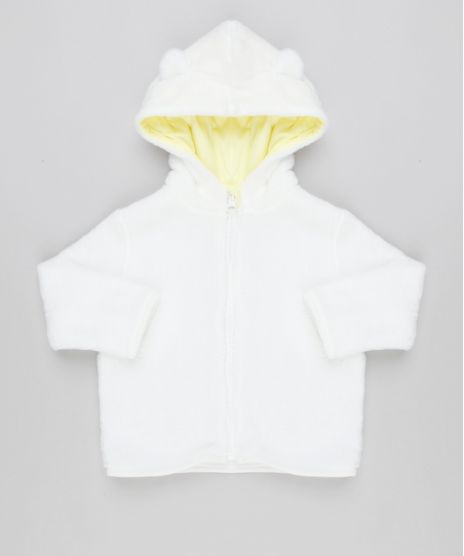 Blusao-Infantil-em-Fleece-com-Capuz-de-Orelhinhas-Off-White-8922644-Off_White_1