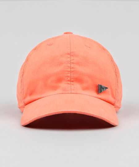 Boné Masculino Básico Aba Curva Coral - Único Menor preço em Boné Masculino Básico Aba Curva Coral - Único