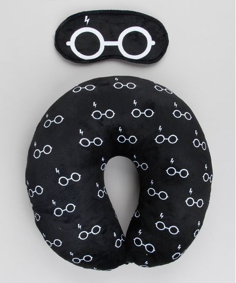 Kit-de-Apoio-de-Cabeca-Harry-Potter---Tapa-Olho-Estampado--Preto-9118269-Preto_1