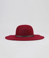 Chapeu-Feminino-Floppy-em-Feltro-com-Lurex-Vinho-8754457-Vinho_1
