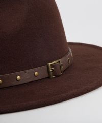 Chapeu-Feminino-Fedora-em-Feltro-com-Tachas-Marrom-8754469-Marrom_4