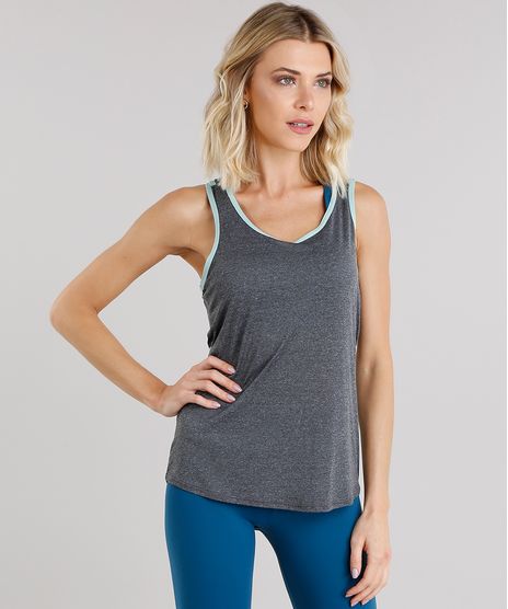 Regata-Feminina-Esportiva-Ace-com-Decote-Sobreposto-Cinza-Mescla-Escuro-9085258-Cinza_Mescla_Escuro_1