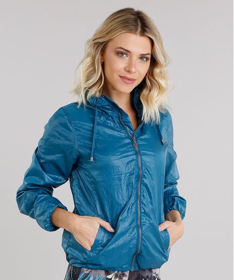 Jaqueta-Feminina-Esportiva-Ace-Corta-Vento-com-Compartimento-para-Capuz--Verde-8958170-Verde_1