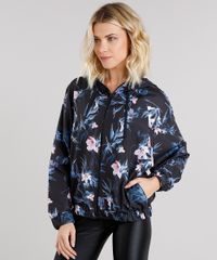 Jaqueta-Feminina-Esportiva-Ace-Estampada-Floral-com-Capuz-Preta-9085236-Preto_1