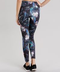 Calca-Legging-Feminina-Esportiva-Ace-Estampada-Floral-Cos-Largo-com-Protecao-UV50--Preta-9085225-Preto_2