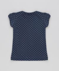 Blusa-Infantil-Estampada-Poa-Manga-Curta-Decote-Redondo-em-Algodao---Sustentavel-Azul-Marinho-9146401-Azul_Marinho_2