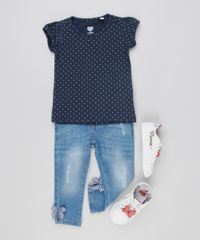 Blusa-Infantil-Estampada-Poa-Manga-Curta-Decote-Redondo-em-Algodao---Sustentavel-Azul-Marinho-9146401-Azul_Marinho_3