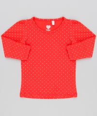 Blusa-Infantil-Estampada-Poa-Manga-Longa-Decote-Redondo-em-Algodao---Sustentavel-Vermelha-9145687-Vermelho_1