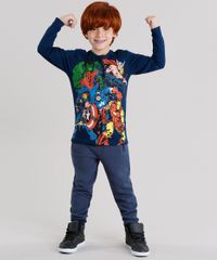 Camiseta-Infantil-Herois-Os-Vingadores-Manga-Longa-Gola-Careca-Azul-Marinho-9043344-Azul_Marinho_3