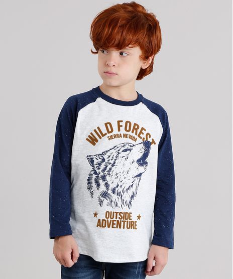 Camiseta-Infantil-Raglan-Lobo-Manga-Longa-Gola-Careca-Cinza-Mescla-Claro-9142215-Cinza_Mescla_Claro_1
