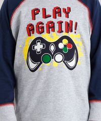 Pijama-infantil-Raglan--Play-Again---com-Estampa-Listrada-Manga-Longa-Cinza-Mescla-9133147-Cinza_Mescla_3