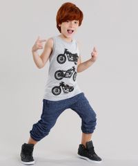 Regata-Infantil-com-Estampa-de-Motocicletas-Gola-Careca-Cinza-Mescla-9135436-Cinza_Mescla_3