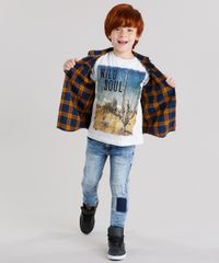 Camiseta-Infantil-com-Estampa-de-Paisagem-Manga-Curta-Gola-Careca-Cinza-Mescla-Claro-9136032-Cinza_Mescla_Claro_3