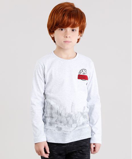 Camiseta-Infantil--Manhattan--Manga-Longa-Gola-Careca-Cinza-Mescla-Claro-9144773-Cinza_Mescla_Claro_1