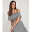 Blusa-Feminina-Manga-Curta-Cropped-Open-Shoulder-Estampada-Xadrez-Vichy-Decote-Reto-Preta-9982007-Preto_1
