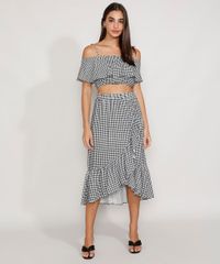 Blusa-Feminina-Manga-Curta-Cropped-Open-Shoulder-Estampada-Xadrez-Vichy-Decote-Reto-Preta-9982007-Preto_3