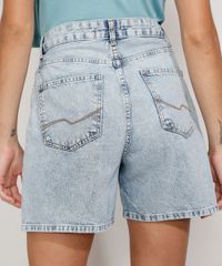 Bermuda-Jeans-Feminina-Cintura-Super-Alta-Marmorizada-Azul-Claro-9982414-Azul_Claro_2