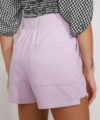 Short-de-Moletom-Feminino-Cintura-Alta-com-Cordao-e-Bolsos-Lilas-9982994-Lilas_2