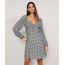 Vestido-Feminino-Curto-Estampado-Xadrez-Vichy-com-Laco-Manga-Bufante-Preto-9982448-Preto_1