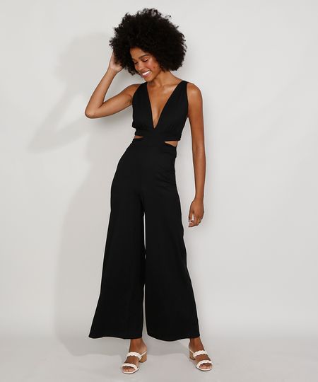 Macacao-Feminino-Pantalona-Canelado-com-Vazado-Alca-Larga-Preto-9977671-Preto_1