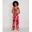 Macacao-Feminino-Pantalona-Estampado-Floral-com-Vazado-Alca-Larga-Vermelho-Escuro-9977675-Vermelho_Escuro_1