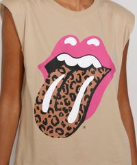 Regata-Feminina-Muscle-Tee-da-Banda-The-Rolling-Stones-com-Ombreira-Decote-Redondo-Kaki-9980287-Kaki_2