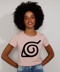 Camiseta-Feminina-Manga-Curta-Naruto-Vila-da-Folha-Flocada-Decote-Redondo-Rose-9978607-Rose_1
