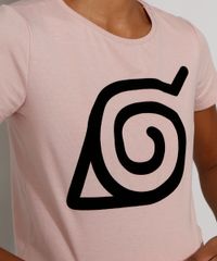 Camiseta-Feminina-Manga-Curta-Naruto-Vila-da-Folha-Flocada-Decote-Redondo-Rose-9978607-Rose_4