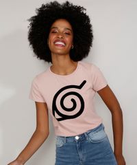 Camiseta-Feminina-Manga-Curta-Naruto-Vila-da-Folha-Flocada-Decote-Redondo-Rose-9978607-Rose_5