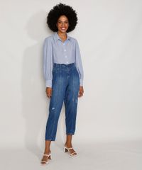 Calca-Jeans-Feminina-Cintura-Alta-Sawary-Baggy-com-Recortes-e-Puidos-Azul-Medio-9983846-Azul_Medio_3