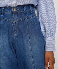 Calca-Jeans-Feminina-Cintura-Alta-Sawary-Baggy-com-Recortes-e-Puidos-Azul-Medio-9983846-Azul_Medio_5