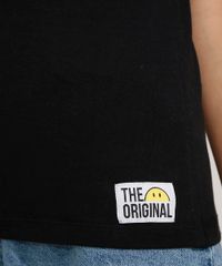 Camiseta-Feminina-Smiley-Manga-Curta-Preta-9976524-Preto_5