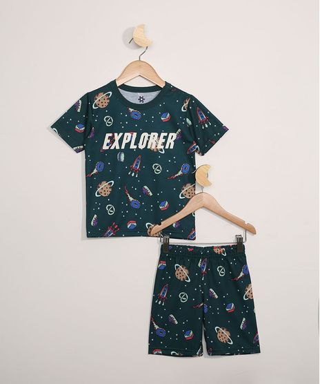Pijama-Infantil-Brandili-Manga-Curta-Explorer-Verde-9968137-Verde_1