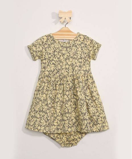 Vestido-Infantil-Estampado-Piu-Piu---Calcinha-Amarelo-9972388-Amarelo_1