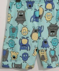 Pijama-Infantil-Brandili-Manga-Curta-Monstros-Branco-9968138-Branco_4
