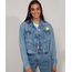 Jaqueta-Jeans-Feminina-Smiley-Cropped-com-Buttons-Azul-Medio-9982438-Azul_Medio_1