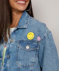 Jaqueta-Jeans-Feminina-Smiley-Cropped-com-Buttons-Azul-Medio-9982438-Azul_Medio_3