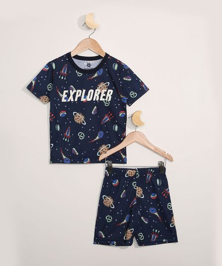 Pijama-Infantil-Brandili-Manga-Curta-Explorer-Azul-Marinho-9968137-Azul_Marinho_1