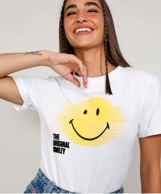 Camiseta-Feminina-Smiley-Manga-Curta-Off-White-9976516-Off_White_1