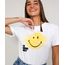 Camiseta-Feminina-Smiley-Manga-Curta-Off-White-9976516-Off_White_1
