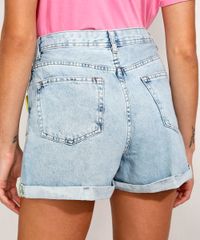 Short-Jeans-Smiley-Mom-Cintura-Super-Alta-com-Buttons-Azul-Claro-9981701-Azul_Claro_4