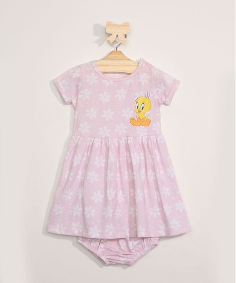 Vestido-Infantil-Estampado-Floral-Piu-Piu---Calcinha-Rosa-Claro-9972390-Rosa_Claro_1