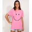 Camiseta-Feminina-Smiley--Extreme-Empathy--Manga-Curta-Rosa-9976521-Rosa_1