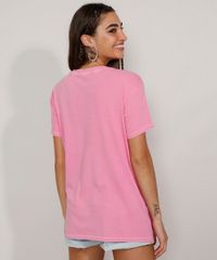 Camiseta-Feminina-Smiley--Extreme-Empathy--Manga-Curta-Rosa-9976521-Rosa_4