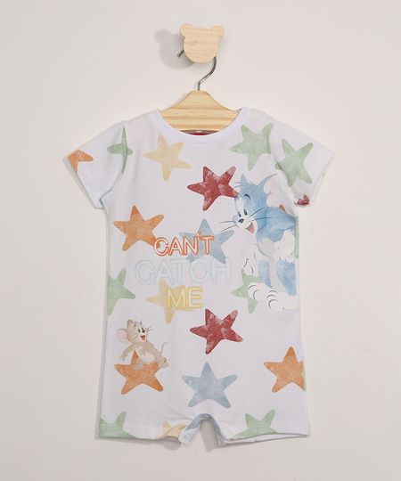 Macaquinho-Infantil-Manga-Curta-Estampado-Estrelas-Tom-e-Jerry-Off-White-9976340-Off_White_1
