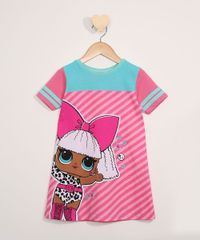 Camisola-Infantil-Manga-Curta-Lol-Surprise-Rosa-9976929-Rosa_1