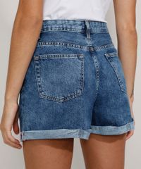 Short-Jeans-Smiley-Mom-Cintura-Super-Alta-com-Bandana-Azul-Medio-9981708-Azul_Medio_3